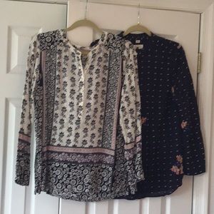 LOFT Blouses Size large, selling as a lot